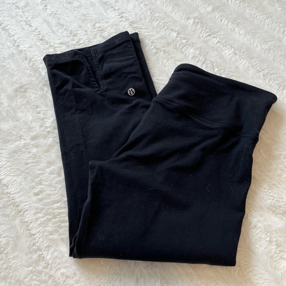 Lululemon Gather and Crow Cropped Legging sz 6 - Picture 8 of 10